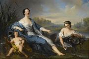 Agostino Brunias grand daughter of Louis XIV oil